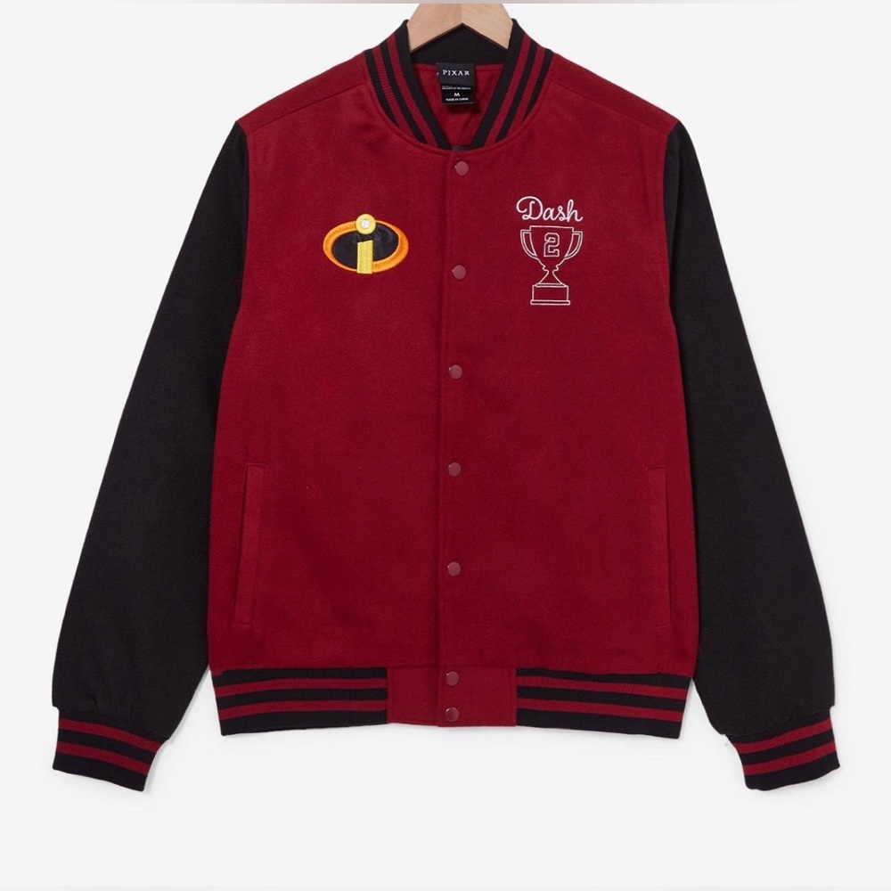 NWT Disney Pixar The Incredibles Bomber varsity jacket size 4X